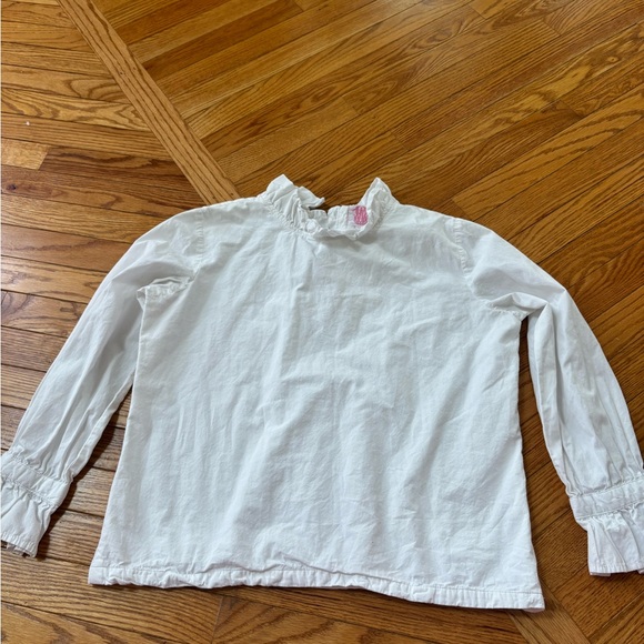 Elizabeth Wilson designs woman’s white blouse - Picture 1 of 5